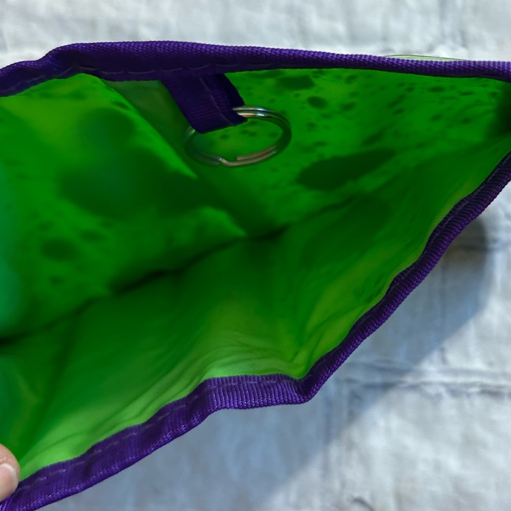 VINTAGE 1995 NICKELODEON SPLAT NEON WALLET - Picture 6 of 6